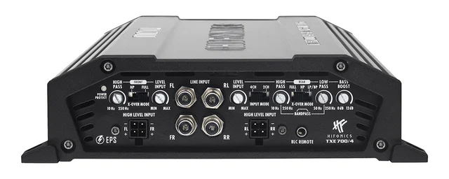 HiFonics TITAN EVO TXE700/4 Klasse A/B analog 4-kanals forsterker 