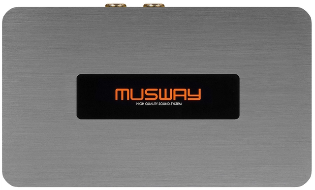 Musway ultrakompakt forsterker 2x105Wmax Digital 2-kanals forsterker 