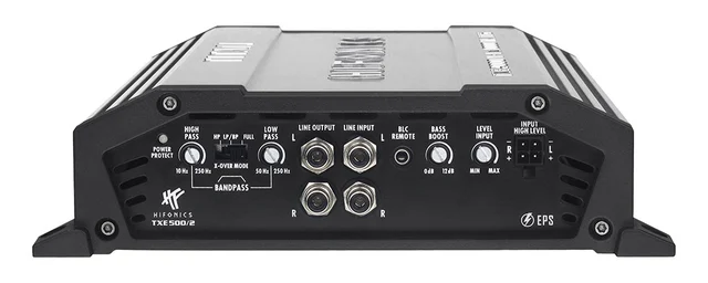 HiFonics TITAN EVO TXE500/2 Klasse A/B analog 2-kanals forsterker 