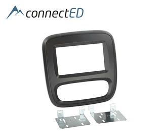ConnectED Premium monteringskit 2-DIN NV300/Trafic/Vivaro (2015--&gt;) m/Manu. AC
