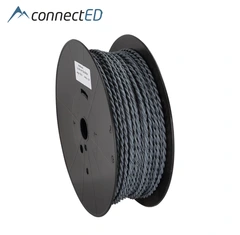 ConnectED H&#248;yttalerkabel 2 x 2,5mm&#178;, 100m rull, gr&#229;