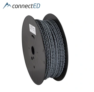 ConnectED H&#248;yttalerkabel 2 x 2,5mm&#178;, 100m rull, gr&#229;