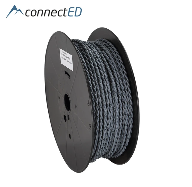 ConnectED Høyttalerkabel 2 x 2,5mm², 100m rull, grå 