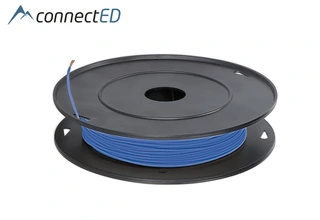 ConnectED Strøm/remote-kabel 0,75mm², 100m rull, blå