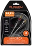 Musway RCA signalkabel, 3 Meter Dobbeltskjermet RCA kabel
