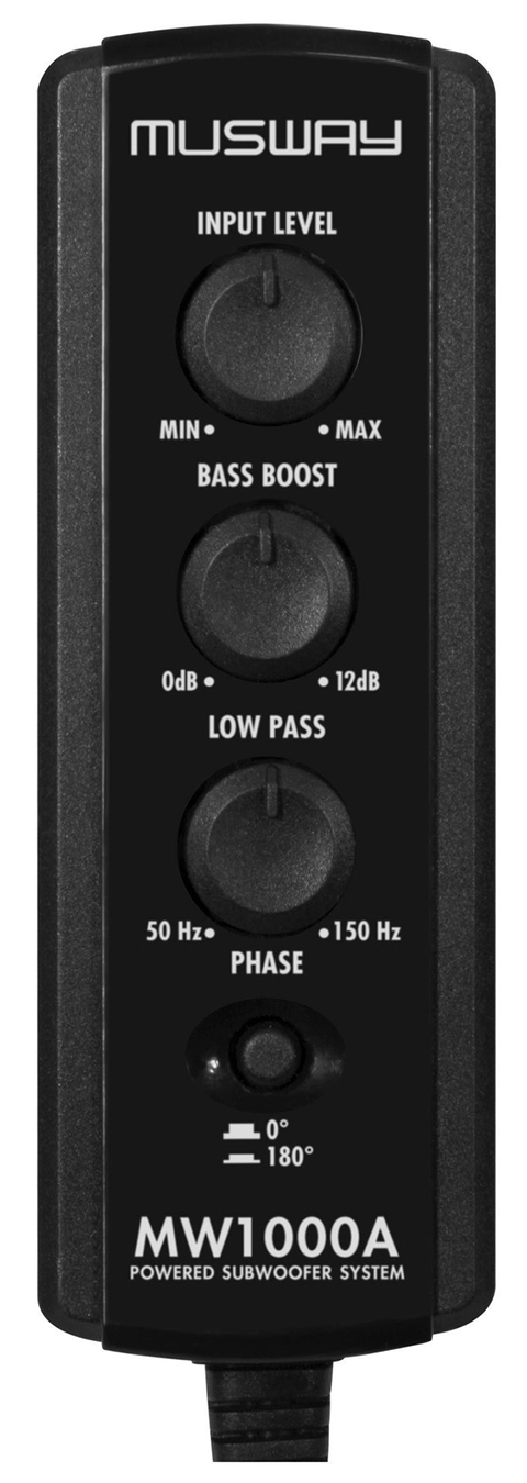 Musway MW1000A,  Aktiv Subwoofer 300W max / 150W RMS 