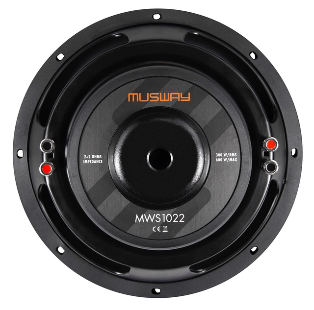 Musway 10" subwoofer flat design 600w max / 300w RMS 