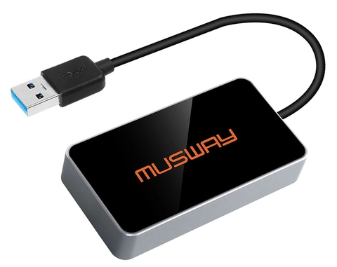 Musway BTA2 bluetooth dongle Audio streaming og APP-kontroll
