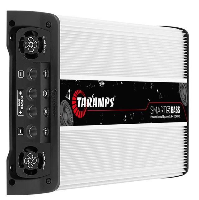 Taramps Bilforsterker 1x5000W 0,5~2 ohm 0,5~2 ohm 