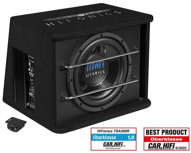 HiFonics TITAN TSA300R Aktiv 12" 12" Aktiv Bassreflekskasse 