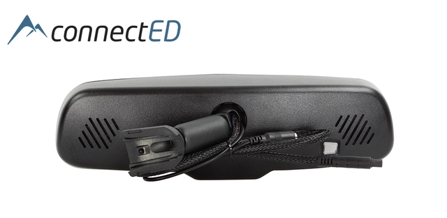 ConnectED Sladrespeil m/skjerm (CVBS) Erstatningsspeil med 4,3" skjerm 