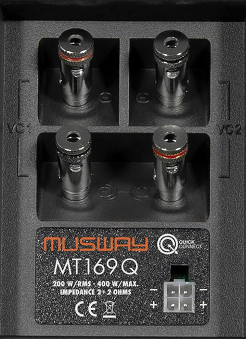 Musway MT169Q 1 stk 6x9" Subwoofer 400W max / 200W RMS 