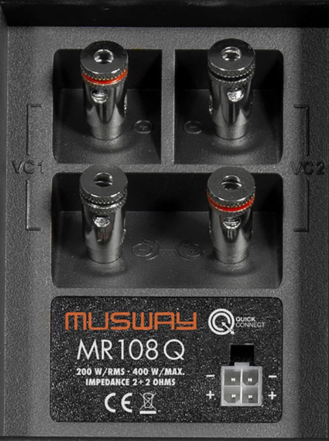 Musway MR108Q, 8" Subwoofer 400W max / 200W RMS 