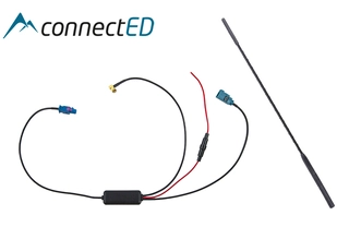 ConnectED Skjult DAB-antenne (SMB) Harley Davidson (2014 --&gt;) m/opt. pisk.