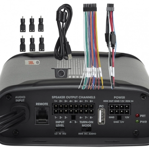 JBL DSP Bilforsterker 8x40Wrms @ 4 ohm DSP D-klasse forsterker 