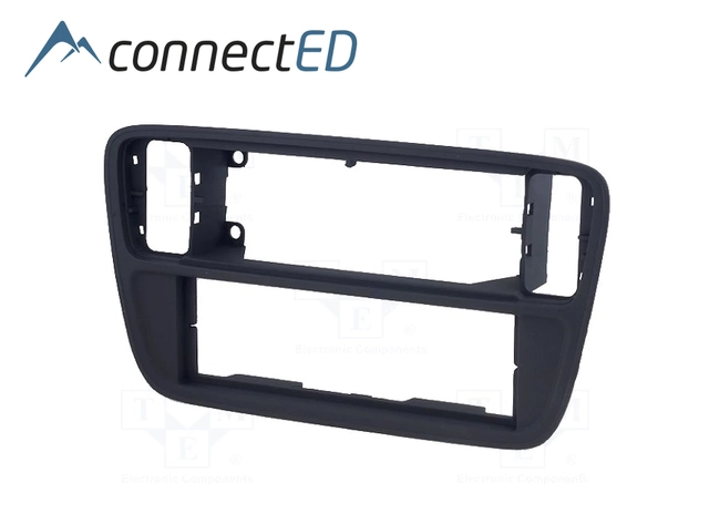 ConnectED Monteringsramme 1-DIN Up!/Citigo/Mii (2013-2016) Sort 