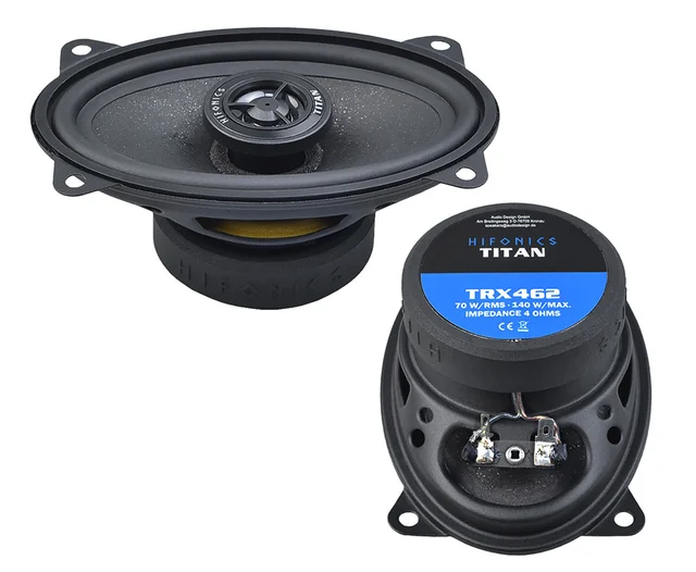 HiFonics TITAN 4x6" 2-veis koaxial 10x15 cm (4x6") 2-veis koaksial 