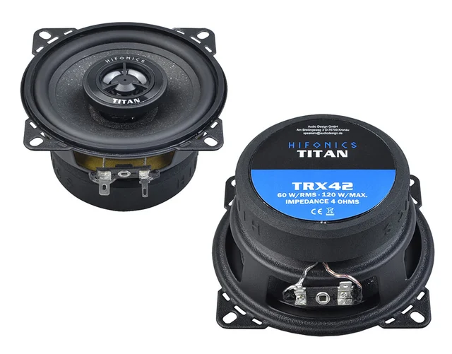 HiFonics TITAN 4" 2-veis koaxial 10 cm (4") 2-veis koaksial 