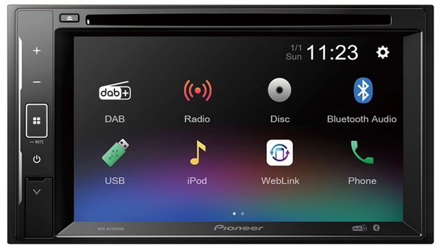 Pioneer AVHA240DAB 2-DIN DVD DAB BT USB/IPHONE 6,2" 
