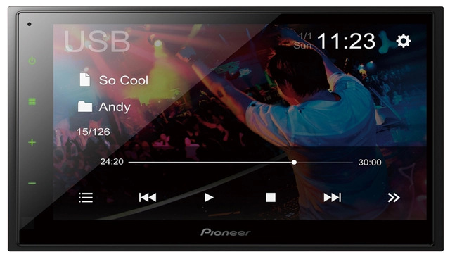Pioneer DMHA340DAB 2-DIN DAB BT USB/IPHONE 6,8" 