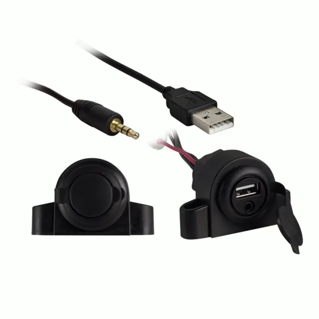 InstallBay USB for innfelling Vanntett - USB & AUX 