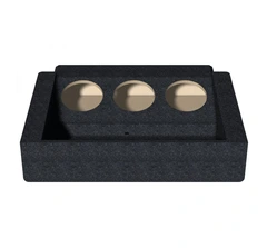 ConnectED Bilspesifikk basskasse 3 x 8&quot; BMW X6 (F16) (2015 - 2019)