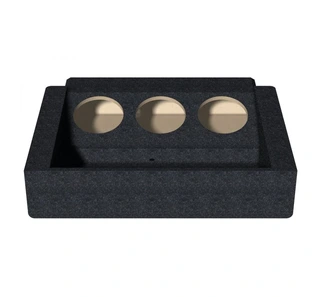 ConnectED Bilspesifikk basskasse 3 x 8&quot; BMW X6 (F16) (2015 - 2019)