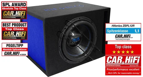 HiFonics ZEUS SPL ZSPL12R 12" Bassreflekskasse