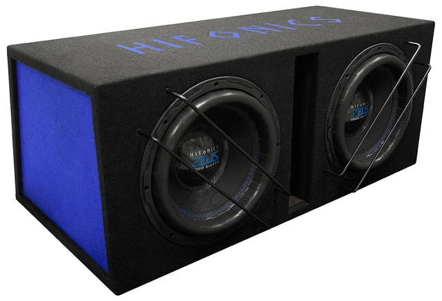 HiFonics ZSPL12DUAL 2x12" Basskasse 2x12" Bassreflekskasse 