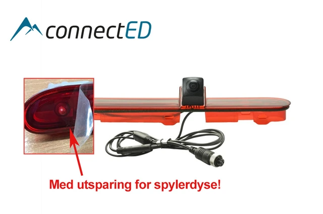 ConnectED Ryggekamera (Bremselys) (CVBS) Jumpy/Expert/ProAce (2016-->) 