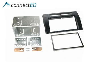 ConnectED Premium monteringsramme 2-DIN Toyota Corolla Verso (2004-2009) Sort