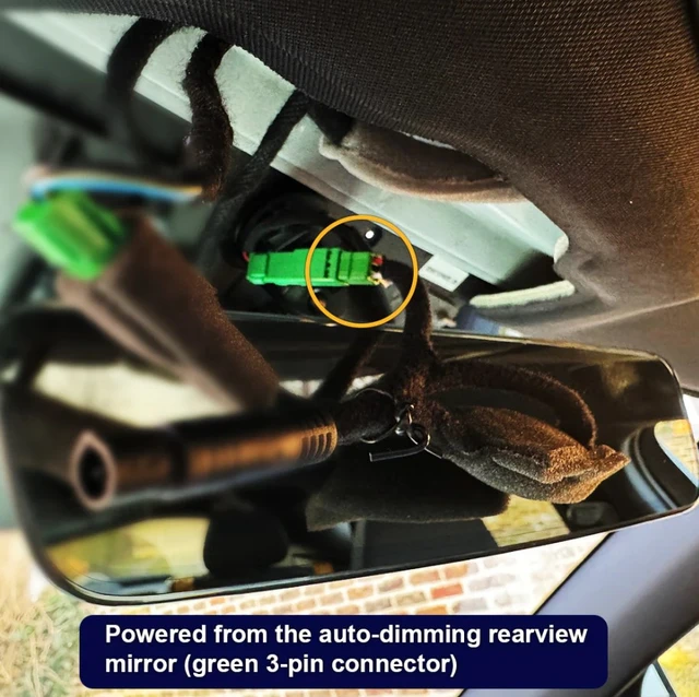 FITCAMX Integrert 4K Dashcam (foran+bak) Polestar 3 (2024 - 2025) 