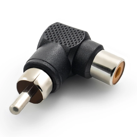 Ampire RCA/Phono skjøt RCA skjøt (Hun/Han) 90° vinkel