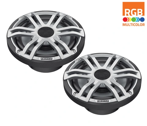 Hertz Marine HEX65 S L, 6½" med RGB Sprutsikker IP65, 100W