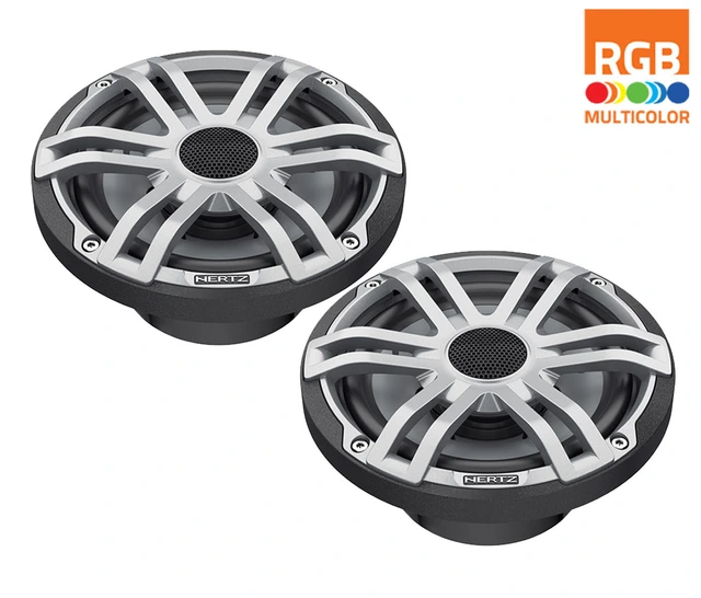 Hertz Marine HEX65 S L, 6½" med RGB Sprutsikker IP65, 100W 