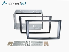 ConnectED Premium monteringskit 2-DIN Opel - Headunits &quot;med knekk&quot; Sort