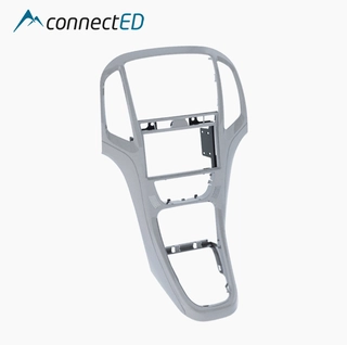 ConnectED Premium monteringskit 2-DIN Opel Astra (2010 - 2015) Platin sølv