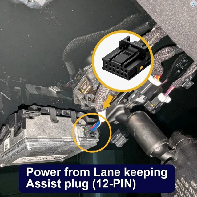 FITCAMX Integrert 4K Dashcam (foran+bak) Kia EV9 (2023-->) 