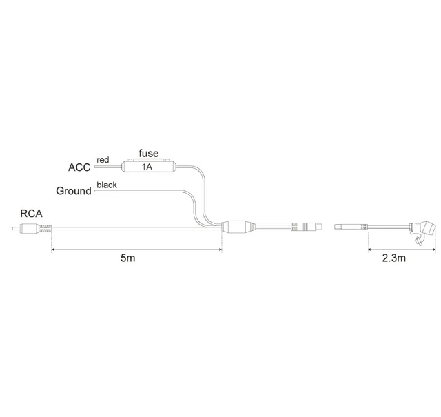 BeatSonic Frontkamera (CVBS) For montering i grillen 