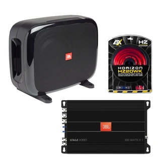 JBL Basspakke når du har liten plass. Pakke: BASSPROFUSE, STAGEA3001 og HZ20WK