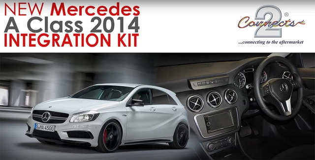 ConnectED Premium monteringskit 2-DIN MB A/CLA/GLA (2013-->) Se egen liste. 