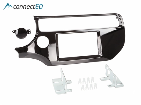 ConnectED Premium monteringskit 2-DIN Kia Rio (2015 - 2016) Piano lakk