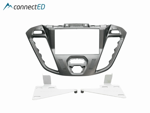 ConnectED Premium monteringsramme 2-DIN Ford Transit Custom (2013 - 2018) Koks