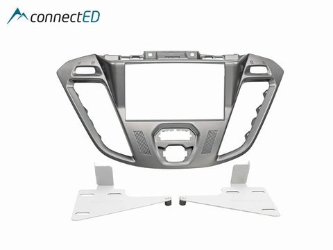 ConnectED Premium monteringsramme 2-DIN Ford Transit Custom (2013 - 2018) Sølv