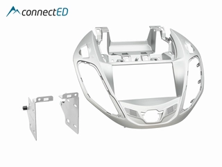 ConnectED Premium monteringsramme 2-DIN B-Max/Transit Courier (2012 --&gt;) S&#248;lv