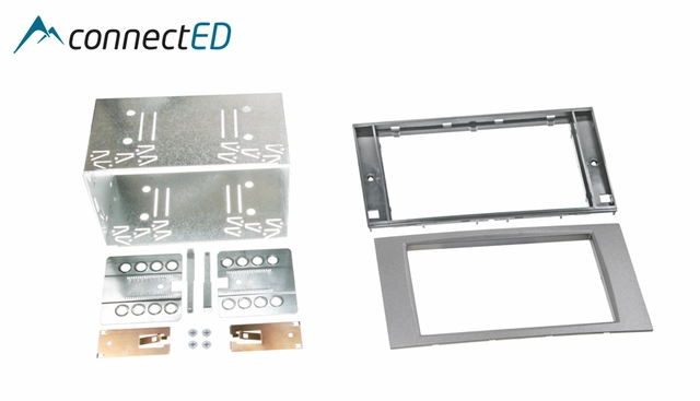 ConnectED Premium monteringskit 2-DIN Ford - Rektangulær - Grå 