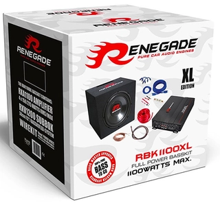 Renegade 12" Basskit komplett RXV1200 + RXA1100S + REN10KIT
