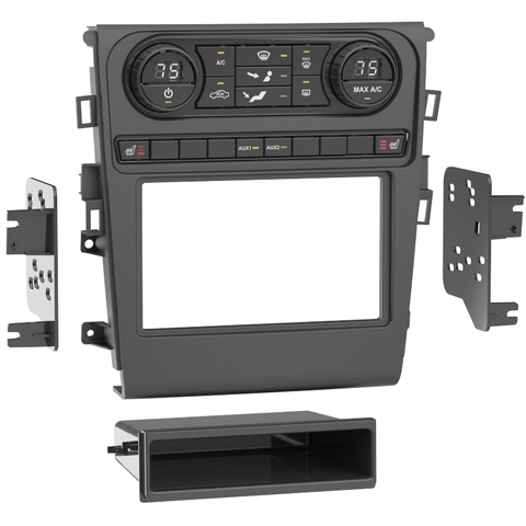 Metra Monteringskit 2-DIN (komplett) Mondeo (2015-2016) m/manuelt klimasystem