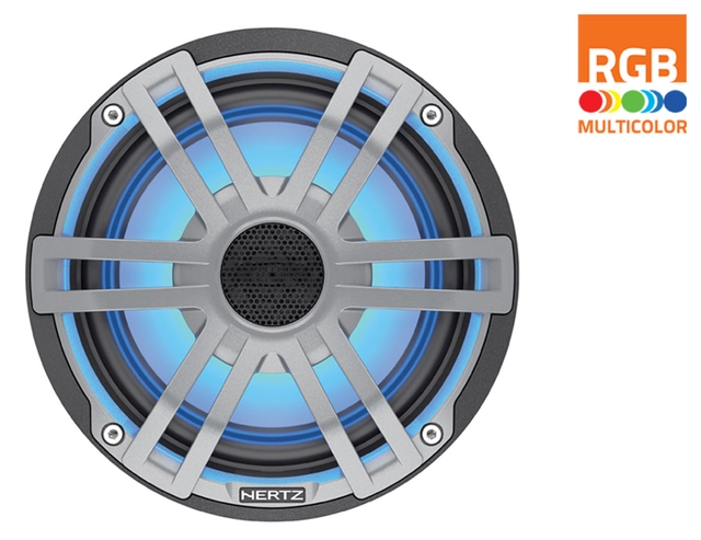 Hertz Marine HEX65 S L, 6½" med RGB Sprutsikker IP65, 100W 