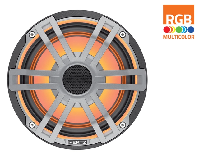 Hertz Marine HEX65 S L, 6½" med RGB Sprutsikker IP65, 100W 